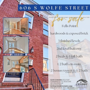 606 S Wolfe Street in Fells Point